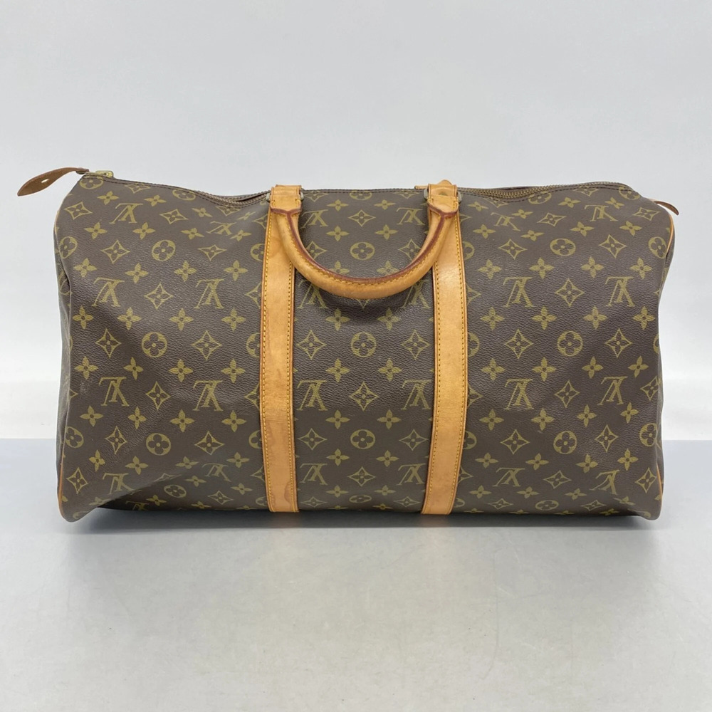 LOUIS VUITTON Brown Monogram Keepall 50 Boston Bag - Picture 14 of 14
